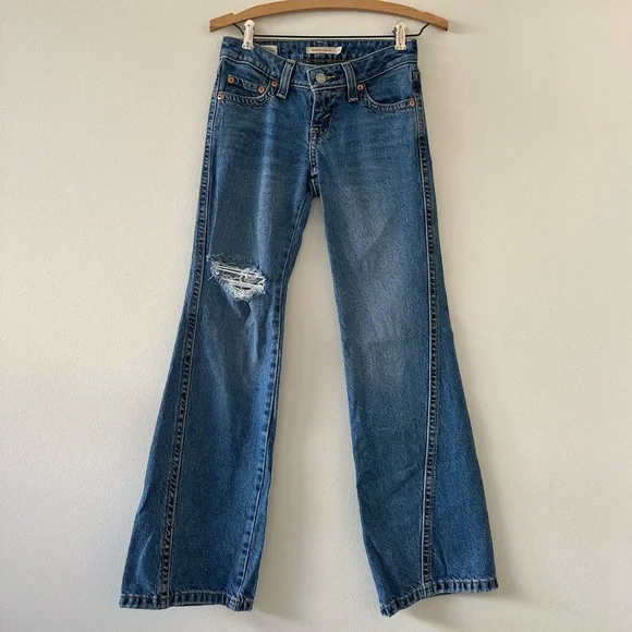 Levi's Premium, Noughties Bootcut Women's Jeans, See No More, Size 23 X 30